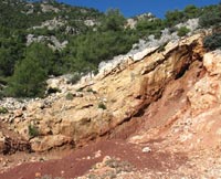 El Cejo de la Grieta, uno de los yacimientos de bauxitas m�s importantes