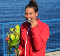 Margarita Dom�nguez, subcampeona del Mundo