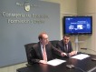 El consejero de Educaci�n, Formaci�n y Empleo, Constantino Sotoca, acompa�ado del director general de Recursos Humanos y Calidad Educativa, Joaqu�n Buend�a