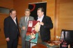 Enrique Calduch, director del Certamen de Vinos de Jumilla; Antonio Cerd�, consejero de Agricultura y Agua; Pedro Lencina, presidente de la Denominaci�n de Origen de Jumilla
