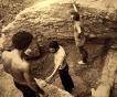 Fotos esposici�n Museo Arqueol�gico. Primera excavaci�n en la Catedral antigua