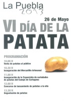 Cartel. La fiesta de la Patata Cartel. La fiesta de la Patata