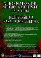 XI Jornadas de Medio Ambiente con la biodiversidad para la agricultura XI Jornadas de Medio Ambiente con la biodiversidad para la agricultura