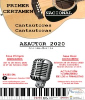 I Certamen nacional de canción de autor 'Azautor' I Certamen nacional de canción de autor 'Azautor'