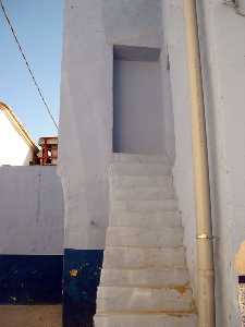 Detalle de Escalera [Molino de la Condomina de Palacios Blancos en Lorqu]