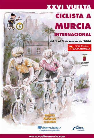 Cartel Vuelta Ciclista a Murcia 2006. Por <a href='/alvaro' target='_blank'>lvaro Pea</a>