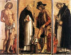 Polptico con varios santos y San Roque (Murano) [San Roque]