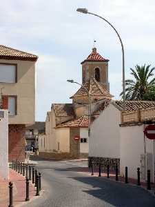 Iglesia del Rosario al fondo [El Mirador]