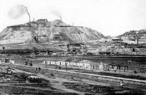 Cabezo Rajao, lugar donde se empieza la explotacin de la sierra minera cartagenera