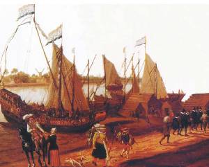 Navos mercantes holandeses del s. XVII