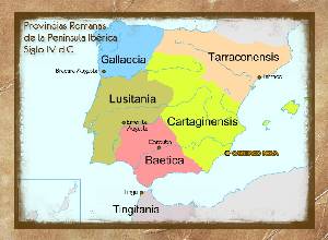 La Cartaginensis dentro de la divisin provincial de la Hispania romana en el siglo IV d. C.