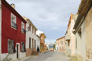 Calle principal de Navares 
