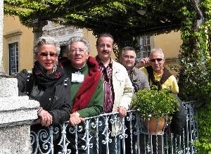 2008 - Con otros artistas Espa. en Villa Monastero 