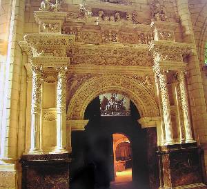 Portada de la sacrista de la Catedral de Murcia 