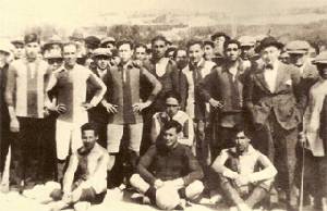 Una de las primeras alineaciones de la historia del Club Deportivo Cieza