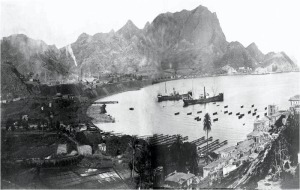 Cargueros en el puerto de Portmn en el s. XIX 