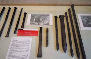 Barrenas y puntales en el Museo Minero de La Unin 