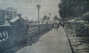 Detalle de la balaustrada del Paseo de la Reina Victoria