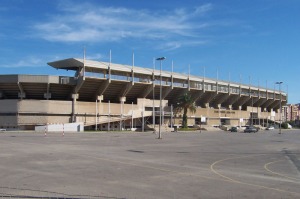 Entrada al Estadio Cartagonova