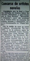 Artculo sobre Juan Lpez lvarez aparecido en Diario Hoja del Lunes del 19-12-1949