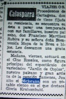 Artculo sobre Juan Lpez lvarez aparecido en Diario La Verdad de 1959