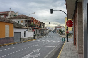 Calle principal de El Raiguero (Totana) 