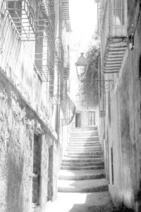 Calle del casco antiguo de Cartagena