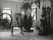 Operarios en el taller de la bater�a de Cenizas. Cartagena. h. 1932
