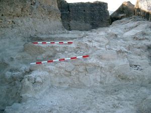 Excavacin arqueolgica en el Castillo de Blanca