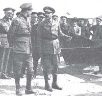 Visita de Alfonso XIII al aerdromo de Los Alczares