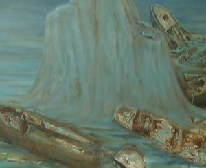 El Sirio, hundido en el fondo marino de las Islas Hormigas (Cabo de Palos) junto a otros barcos