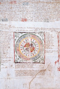 Privilegio Rodado de Alfonso XI. 1344-VIII-3. Archivo Histrico Nacional