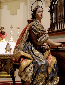 Roque Lpez, Santa Cecilia. 1783. Monasterio Corpus Christi (Agustinas descalzas) Murcia
