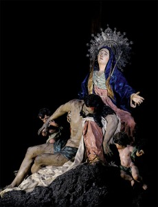 F. Salzillo. Virgen de las Angustias. 1739-1740. Iglesia parroquial San Bartolom. Muricia