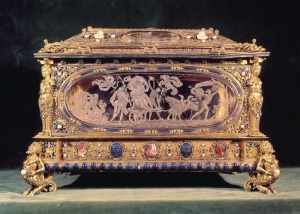 Annimo. Arqueta de Isabel Clara Eugenia. Siglo XVI. Patrimonio Nacional. Palacio Real. Madrid
