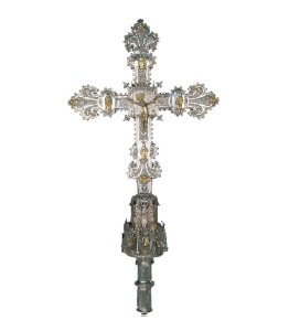 Taller de Alcaraz. Cruz procesional. Ca. 1526. Parroquia de El Salvador. Caravaca de la Cruz. Murcia