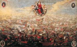 Juan de Toledo. Batalla de Lepanto (1663-65). Lienzo al leo