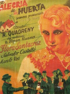 Cartel promocional de 'La Alegra de la Huerta' (1940) de Ramn Quadreny