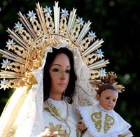 Virgen del Rosario en las Fiestas de Santa Gertrudis de Tercia (Lorca) [destacado]