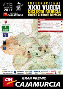 Cartel informativo de la XXXI Vuelta Ciclista a la Regin de Murcia