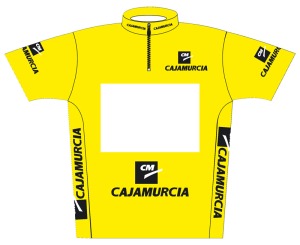 Maillot de la clasificaci�n general por tiempos de la XXXI Vuelta Ciclista a la Regi�n de Murcia