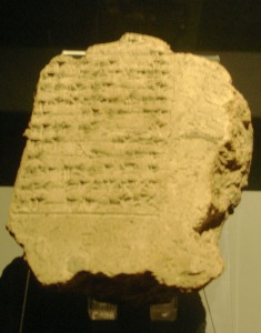tablilla cuneiforme 