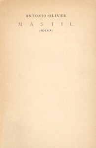 'Mstil: (Poesa) 1923-1925', Cartagena, Imp. de la Viuda de M. Carreo, 1925 