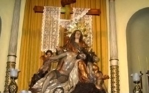 Virgen de las Angustias, de Francisco Salzillo. Iglesia de la Pursima de Yecla 