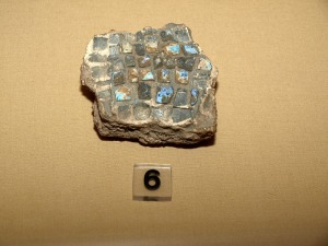 Museo Arqueolgico de guilas. Fragmento de mosaico de la Factora de Salazones de la Isla del Fraile 
