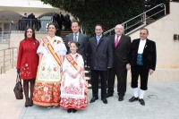 El Alcalde acompaa a las candidatas a Reina de la Huerta en su comida de presentacin