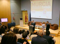 El consejero de Cultura y Turismo en la inauguracin de Murcia TravelThink