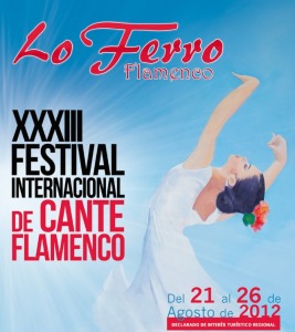 Cartel XXXIII Festival Internacional de Cante Flamenco de Lo Ferro