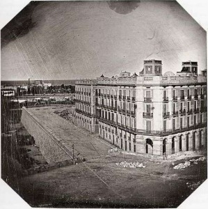 Vista original al daguerrotipo de Barcelona en 1848