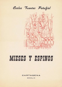 Portada del libro 'Mieses y Espinos' de 1958